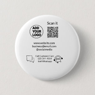 Bóton Redondo 5.08cm Ligue para o cliente para o texto do serviço de at