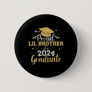 Bóton Redondo 5.08cm Lil Brother Cl De Graduação De Mais velho De 2024