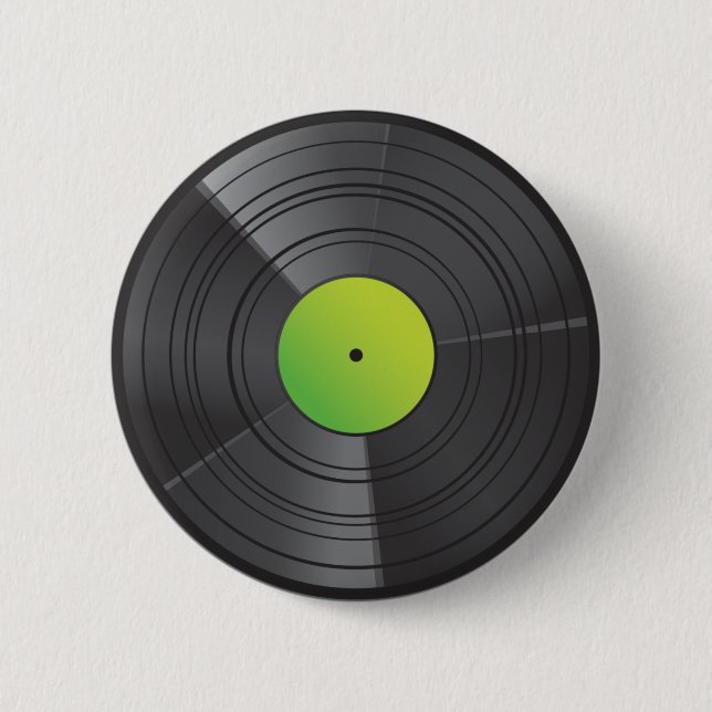 Bóton Redondo 5.08cm Limão do botão do vinil (Frente)