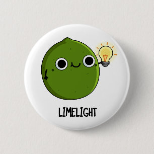 Bóton Redondo 5.08cm Limão engraçada à luz do limão