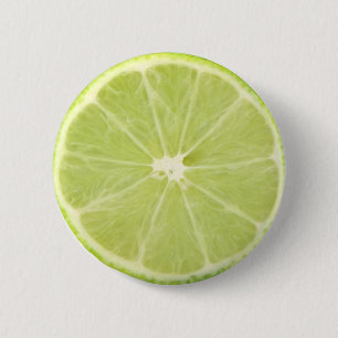 Bóton Redondo 5.08cm Limão Fruta Fatia Fresca