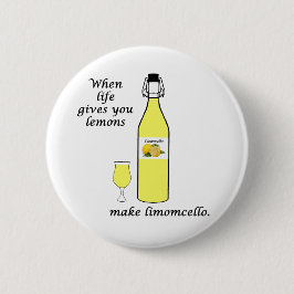 Bóton Redondo 5.08cm Limões para Limoncello