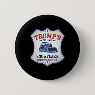 Bóton Redondo 5.08cm Limpador De Neve Trump Trump Remoção De Floco De N