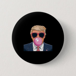 Bóton Redondo 5.08cm Limpeza de Donald Trump Republicano Apoiador de Tr