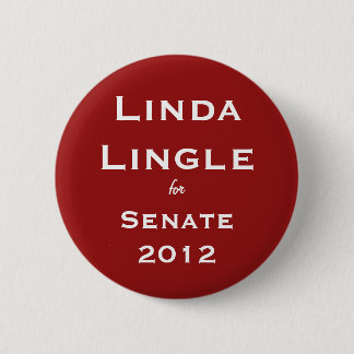 Bóton Redondo 5.08cm Linda Lingle para o botão do Senado