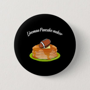 Bóton Redondo 5.08cm Lineman Pancake - Fabricante de futebol