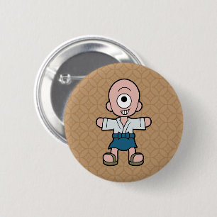 Bóton Redondo 5.08cm Little Hitotsume-kozo Yokai