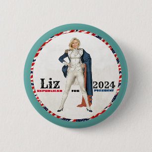 Bóton Redondo 5.08cm Liz Cheney 2024
