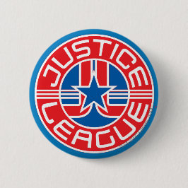 Bóton Redondo 5.08cm Logotipo da Liga da Justiça