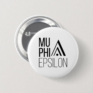 Bóton Redondo 5.08cm Logotipo da Mu Phi Epsilon