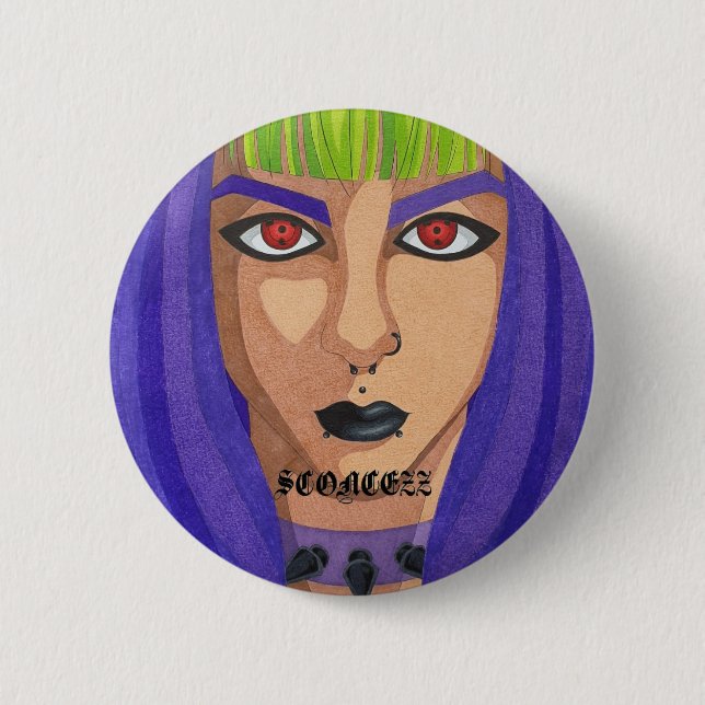 Bóton Redondo 5.08cm logotipo da socultzz (Frente)