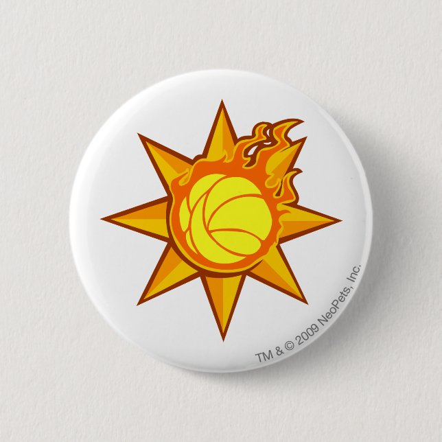 Bóton Redondo 5.08cm Logotipo de Altador da equipe (Frente)