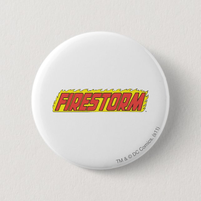 Bóton Redondo 5.08cm Logotipo do Firestorm (Frente)