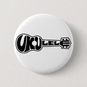Bóton Redondo 5.08cm Logotipo do Ukulele