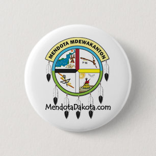 Bóton Redondo 5.08cm Logotipo e Web de MMDC Mendota Dakota