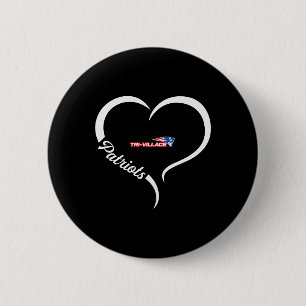 Bóton Redondo 5.08cm Logotipo Patriota de Três Aldeias - Slogan Hs de M