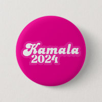 Logotipo rosa feminino Kamala Harris 2024