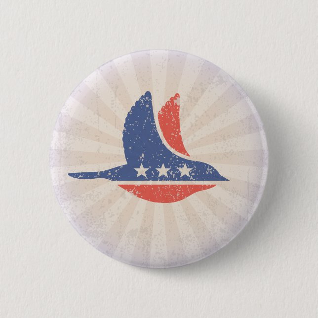 Bóton Redondo 5.08cm Logotipo social de Democrata (Frente)