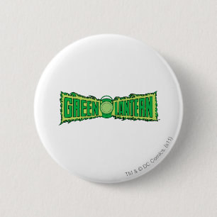 Bóton Redondo 5.08cm Logotipo verde da lanterna com lanterna