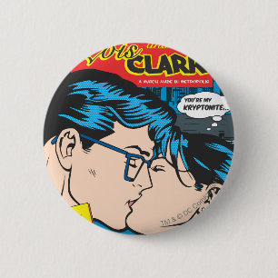 Bóton Redondo 5.08cm Lois e Clark Comic