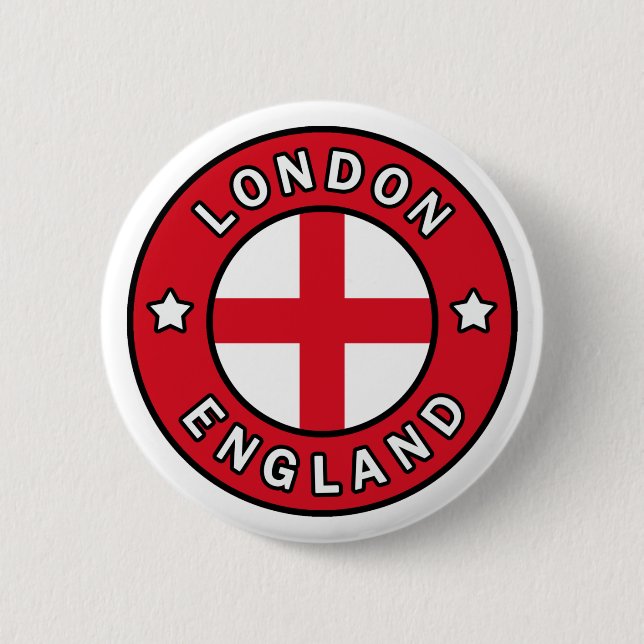 Bóton Redondo 5.08cm Londres Inglaterra (Frente)