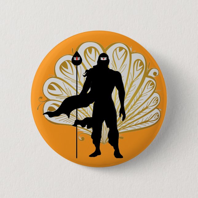 Bóton Redondo 5.08cm Lord Muruga (Frente)