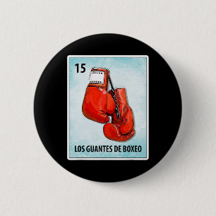 Bóton Redondo 5.08cm Los Guantes De Boxeo Barras De Luvas Mexicanas