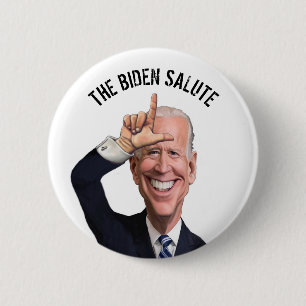 Bóton Redondo 5.08cm Loser Biden