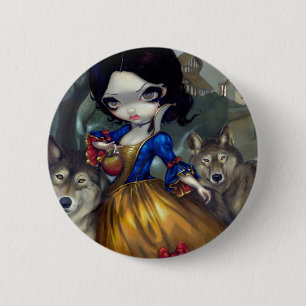 Bóton Redondo 5.08cm "Loup-Garou: Botão de Blanche Neige"