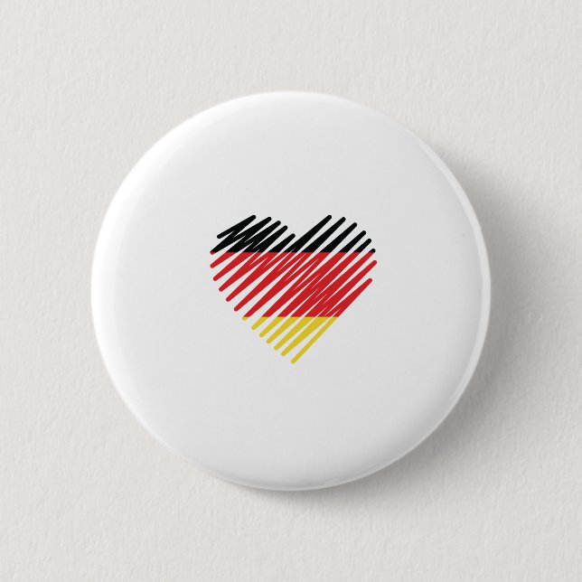Bóton Redondo 5.08cm Love Germany Orgulho (Frente)