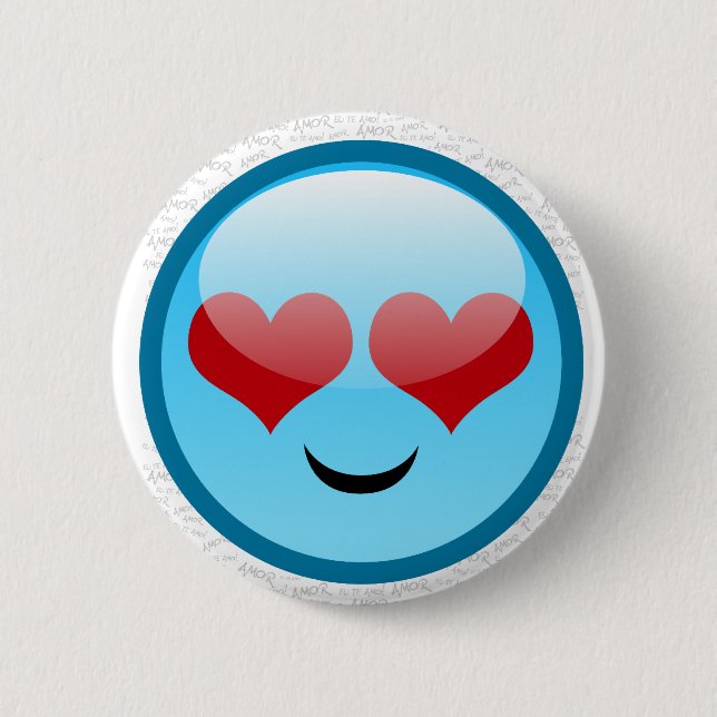 BÓTON REDONDO 5.08CM LOVE SMILLE (Frente)