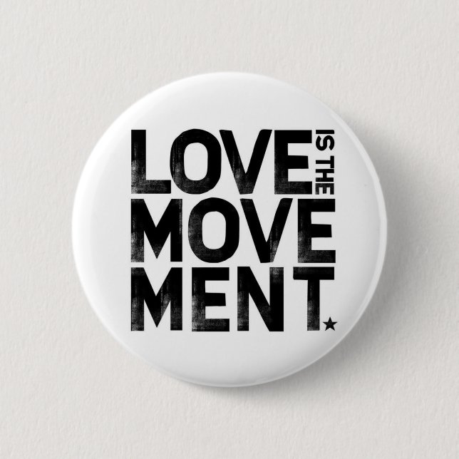 Bóton Redondo 5.08cm lovemovement (Frente)