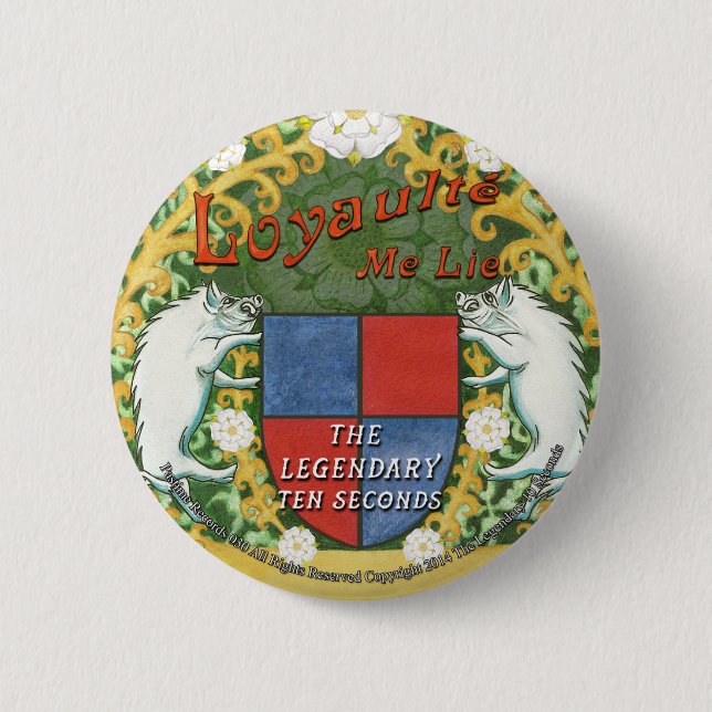 Bóton Redondo 5.08cm Loyaulté mim crachá da mentira (Frente)