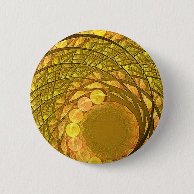 Bóton Redondo 5.08cm Lua brilhante da flor (Frente)