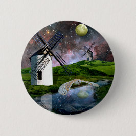 Bóton Redondo 5.08cm Lua cheia.