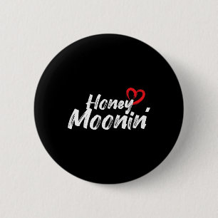 Bóton Redondo 5.08cm Lua de mel - Noiva Noivo Casal Amor Casamento