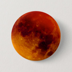 Bóton Redondo 5.08cm Lua super do sangue azul
