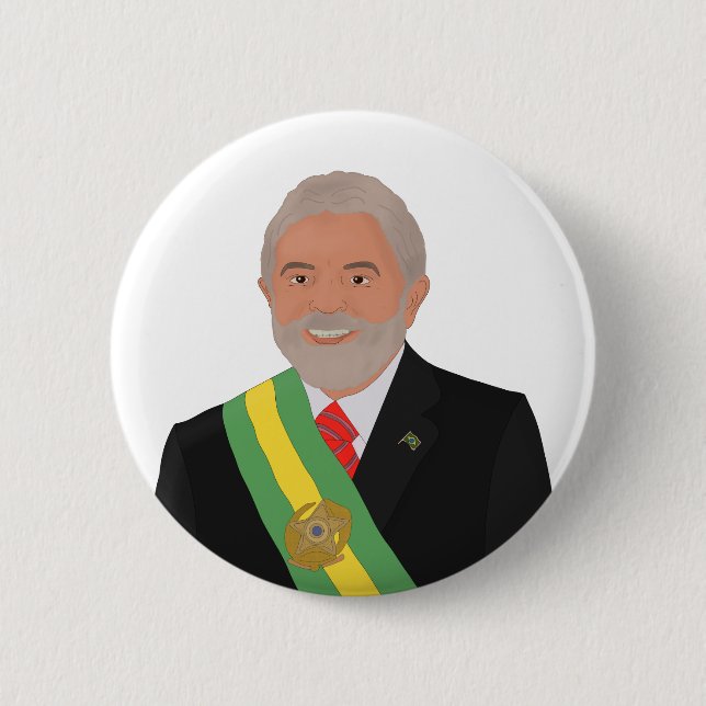 Bóton Redondo 5.08cm Lula (Frente)