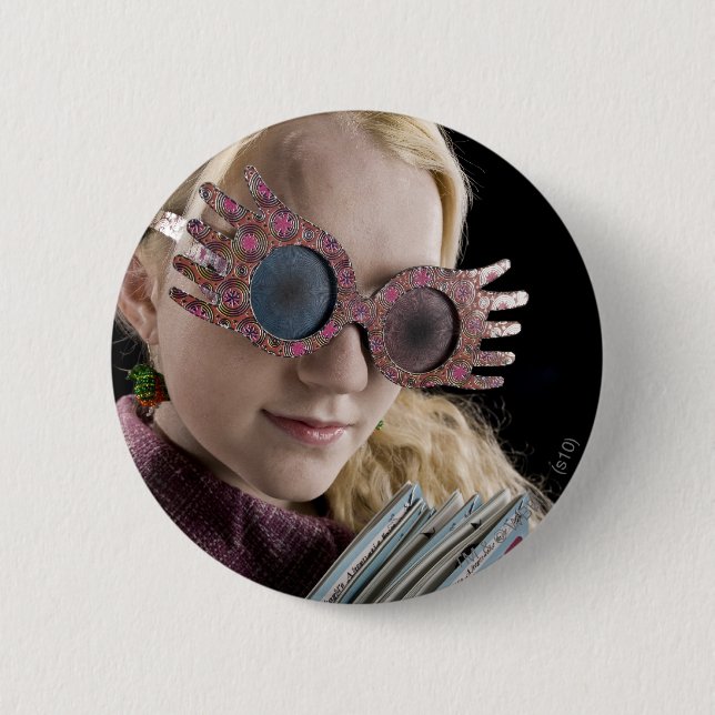 Bóton Redondo 5.08cm Luna Lovegood 2 (Frente)