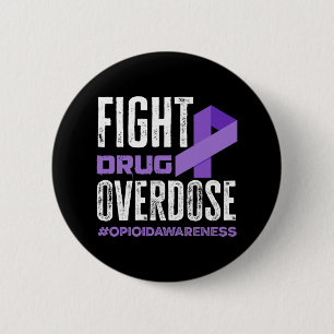 Bóton Redondo 5.08cm Luta Contra A Sobredosagem Com Medicamentos Prurid