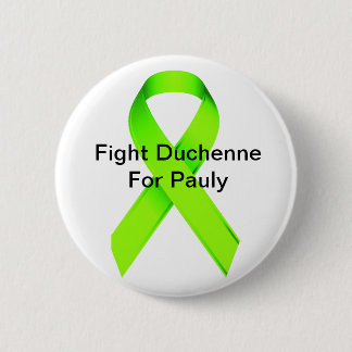 Bóton Redondo 5.08cm Luta Duchenne para o botão do Fundraiser de Pauly