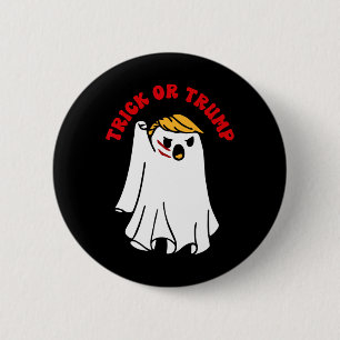 Bóton Redondo 5.08cm Luta Engraçada do Fantasma de Donald Trump Punho o