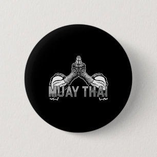 Bóton Redondo 5.08cm Lutador Muay Thai Esportes Mma Artes Marciais Tail