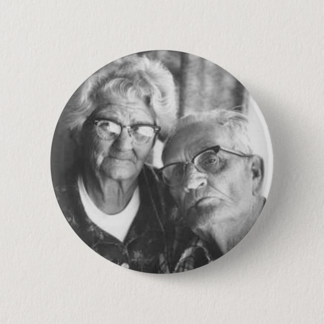 Bóton Redondo 5.08cm Luther e Minnie (Frente)