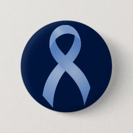 Bóton Redondo 5.08cm Luz do cancro da próstata - fita azul