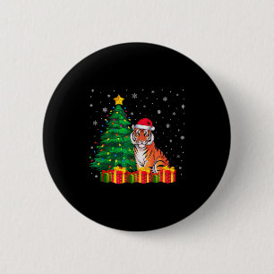 Bóton Redondo 5.08cm Luzes de Natal de Árvore de Natal com Chapéu de Pa