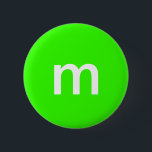 Bóton Redondo 5.08cm M&m verde<br><div class="desc">Um outro m&m na coleção de m&m</div>