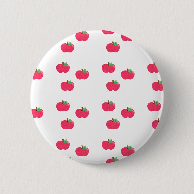 Bóton Redondo 5.08cm maçã maçãs fruta comida vinha personalizar (Frente)
