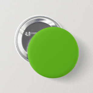 Bóton Redondo 5.08cm Maçã verde de cor sólida