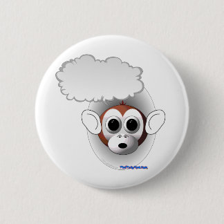 Bóton Redondo 5.08cm Macaco de fala